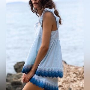 EUC Juliet Dunn Ric Rac Baby Doll Top Size 3